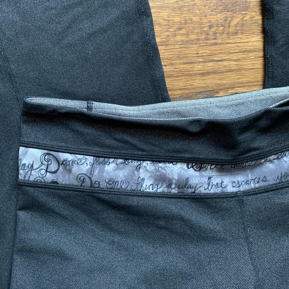 Lululemon crop denim leggings - Picture 3 of 6